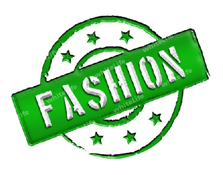 Sign and stamp for your presentation, for websites and many more named FASHION