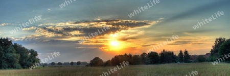 Sonnenuntergang Panorama - HDR