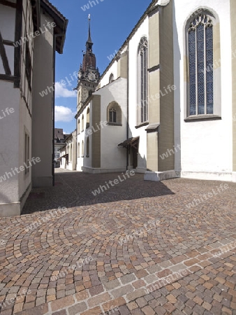 Kirchgasse mit Stadtkirche, Zofingen