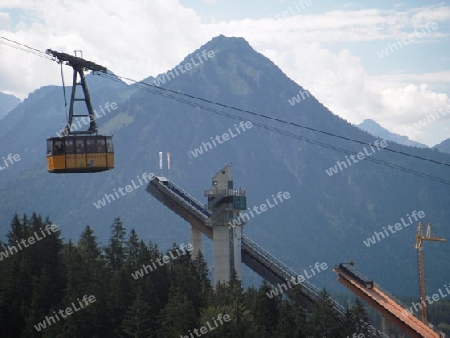 Gondel mit Flugschanze