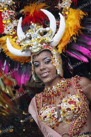 The Carneval in the Town of Tacoronte on the Island of Tenerife on the Islands of Canary Islands of Spain in the Atlantic.  