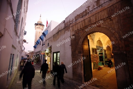 Afrika, Nordafrika, Tunesien, Tunis
Eine Moschee in der Medina oder  Altstadt der Tunesischen Hauptstadt Tunis. 



