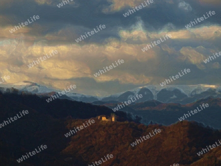 Burg Landschaft        