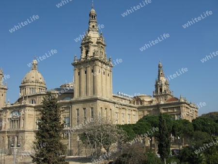 Palau National  auf dem Montjuic Berg