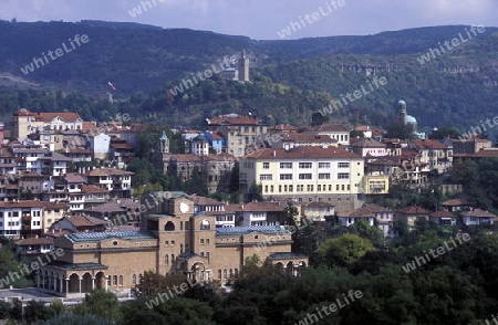 the city of Veliko Tarnovo in the north of Bulgaria in east Europe.