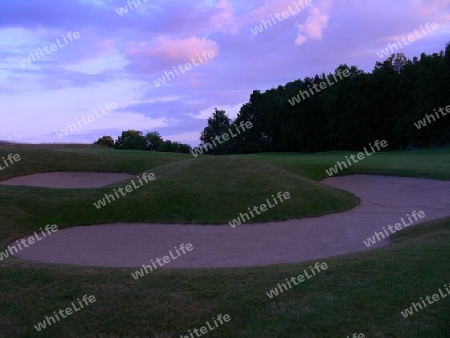 Der Himmel ?ber dem Golfplatz in Wilkendorf