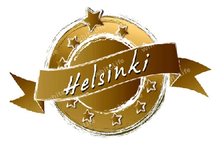 Helsinki - Banner, Logo, Symbol im Royal Grunge Style fuer Praesentationen, Flyer, Prospekte, Internet,...