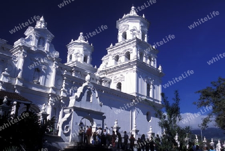 the church in the Village of Esquipulas in Guatemala in central America.   