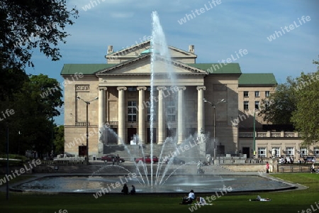 Das Theater Wielki im Zentrum von Poznan im westen von Polen.