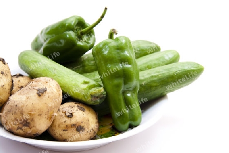 Paprika mit Kartoffeln