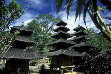 Der Pura Taman Ayun Tempel in Menglan im Suedwesten von Bali auf der Insel Bali in Indonesien.