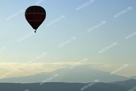 Ballon vor dem Erciyes