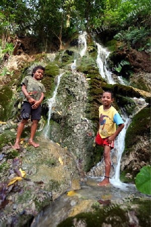 Die Landschaft bei Loihuno in Zental Ost Timor auf der in zwei getrennten Insel Timor in Asien. 