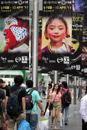 Das Shopping Center Central World Plaza beim Siam Square im Zentrum von Bangkok der Hauptstadt von Thailand in Suedostasien.