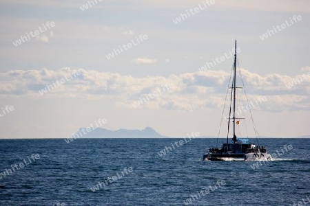 Meerblick und Blick auf Gibraltar 