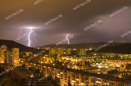 Blizt ?ber der Sidling - Bratislava