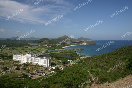 Bucht mit Bebauung auf Isla de Margarita / Venezuela