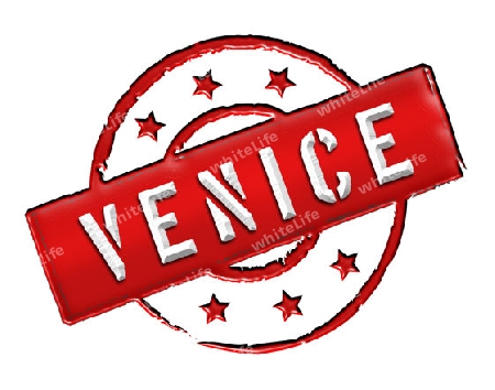 Sign and stamp for your presentation, for websites and many more named Venice