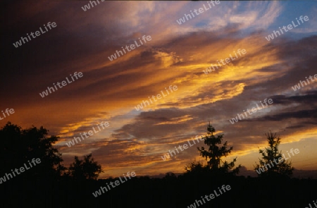 Romantischer Sonnenuntergnag