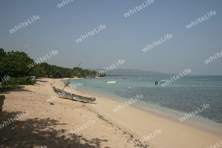 Karibischer Strand in der Dominikanischen Republik