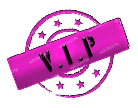 Sign, symbol, stamp or icon for your presentation, for websites and many more named VIP