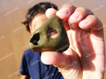 Boy with Little Rock