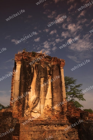 Der Wat Kon Laeng Tempel in der Tempelanlage von Alt-Sukhothai in der Provinz Sukhothai im Norden von Thailand in Suedostasien.