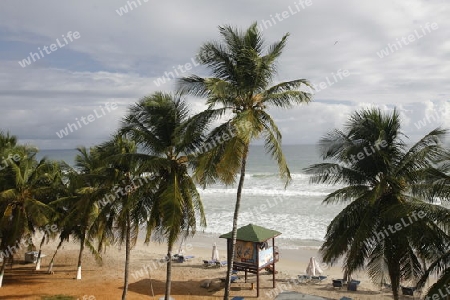 Suedamerika, Karibik, Venezuela, Isla Margarita, Playa Guacuco, Der Strand von Playa Guacuco an der Ostkueste an der Karibik auf der Isla Margarita.   