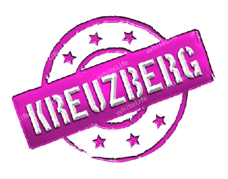 KREUZBERG - Zeichen / Symbol im Retro Stil fuer Praesentationen, Prospekte, Internet, ...