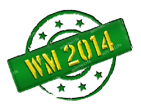 Sign, symbol, stamp or icon for your presentation, for websites and many more named WM 2014