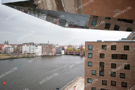 Berlin Osthafen ? Spreeblick zur Oberbaumbruecke