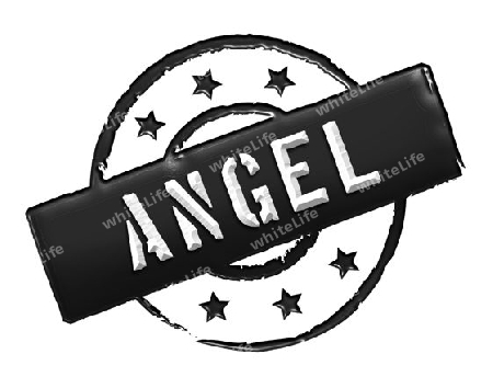 Sign, symbol, stamp or icon for your presentation, for websites and many more named ANGEL