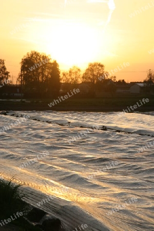 Sonnenuntergang mit Spiegelung 