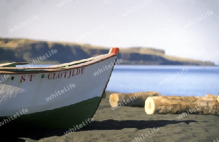 a Beach near St Gilles les Bains on the Island of La Reunion in the Indian Ocean in Africa.